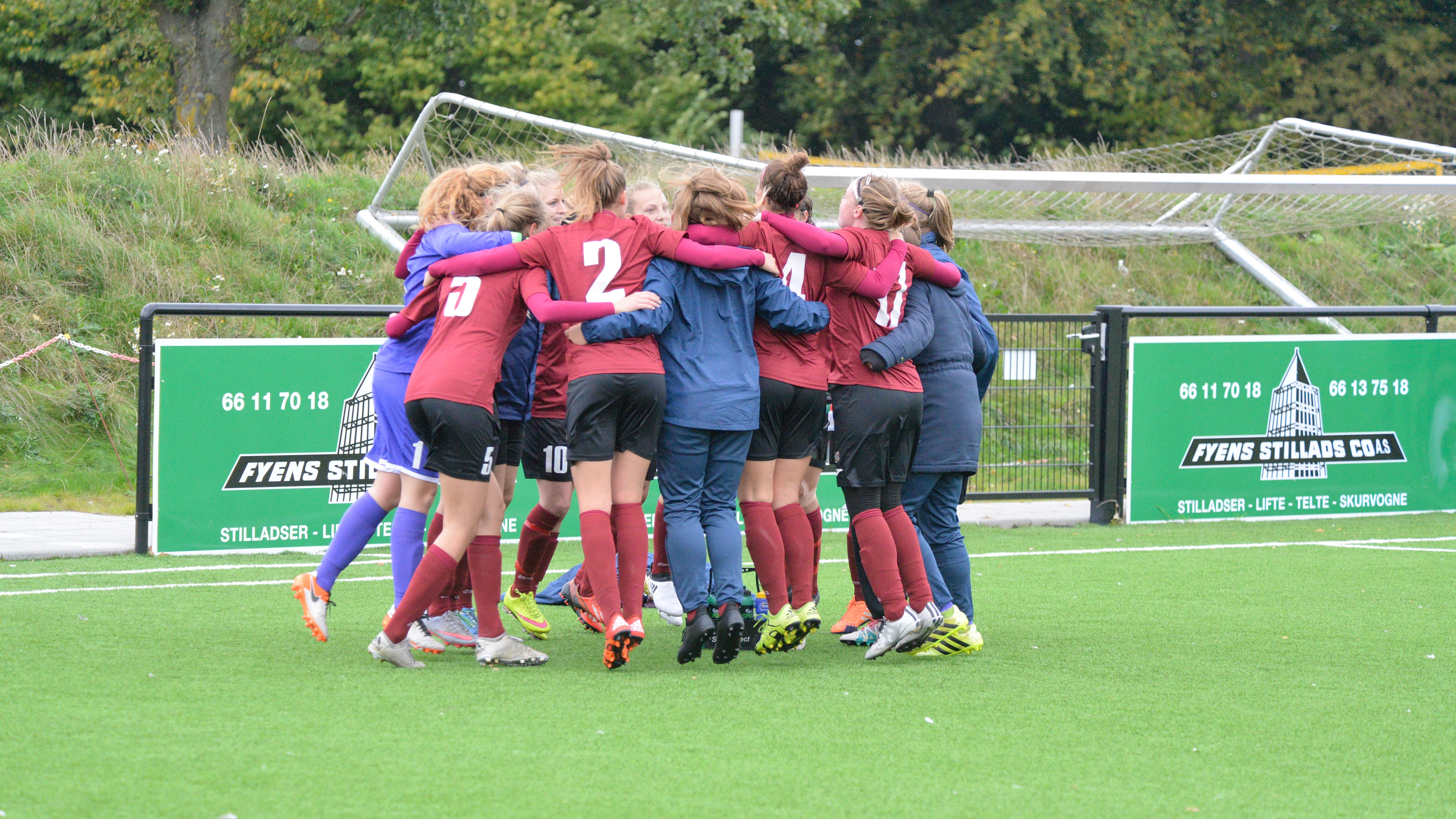 Den gode stemning er at finde i truppen